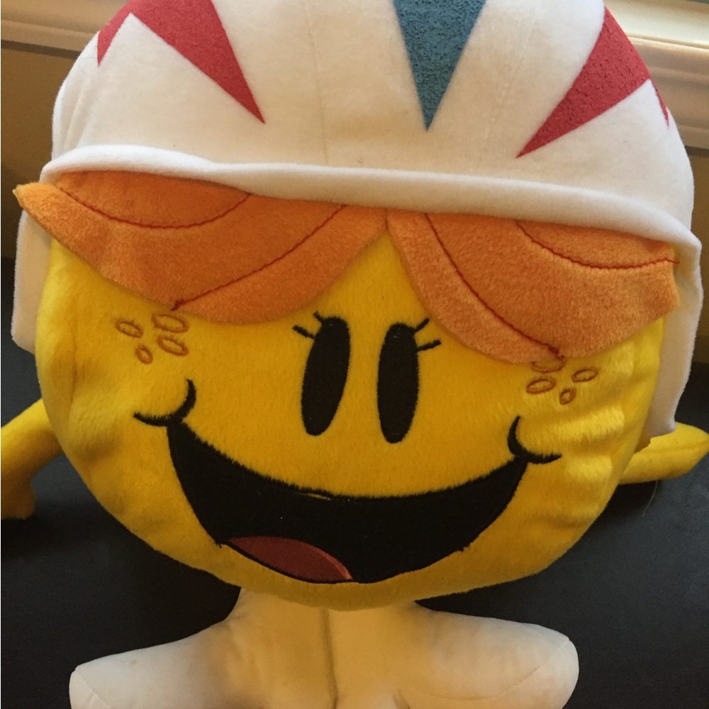 Little Miss Yellow Plush with Colorful Helmet